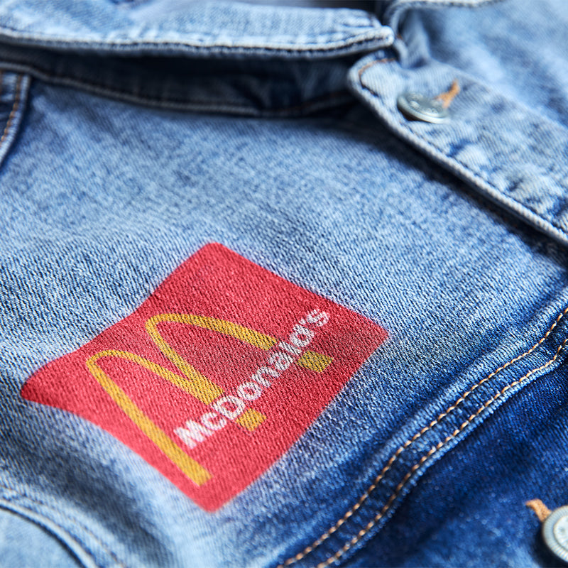Close up of Golden Arches logo